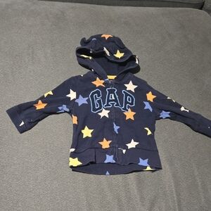 GAP Kids Hoodie with Colorful Stars - Navy